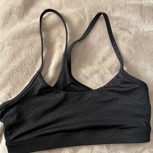 Zyia Black Leopard Light n Tight Bra